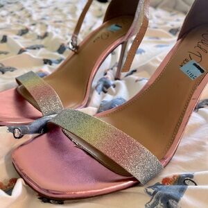 Size 11 rainbow sparkly heels